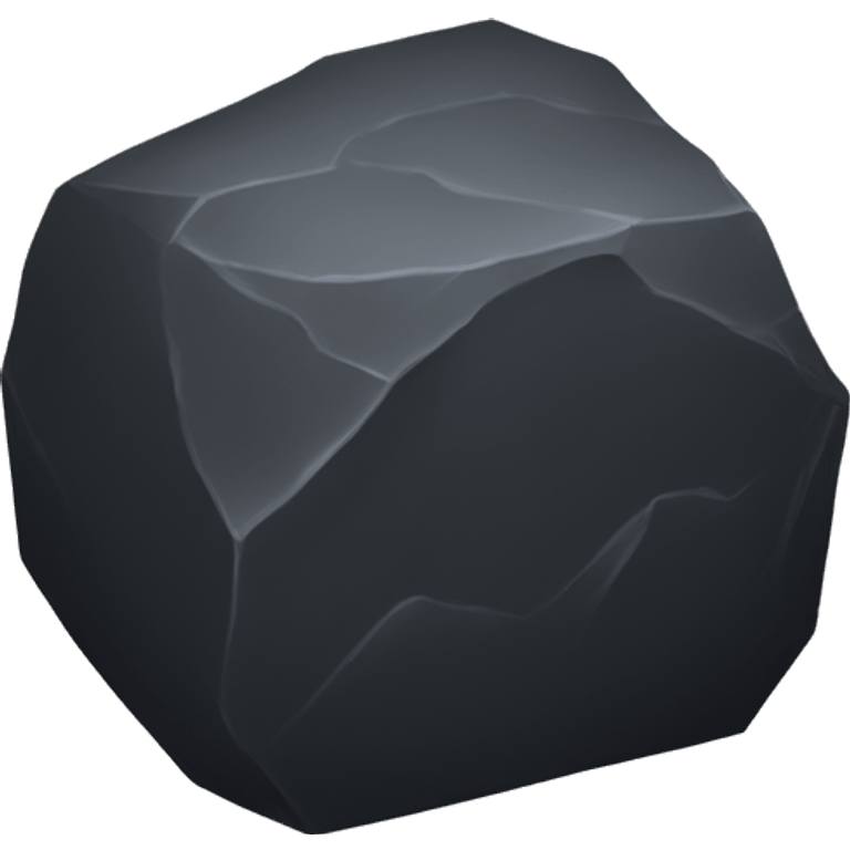 Black rock emoji