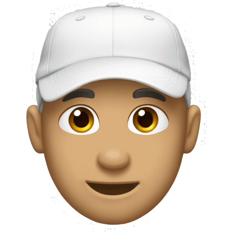 white baseball cap  emoji