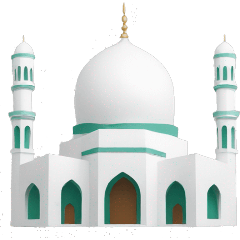 Mosque with minimalist design emoji