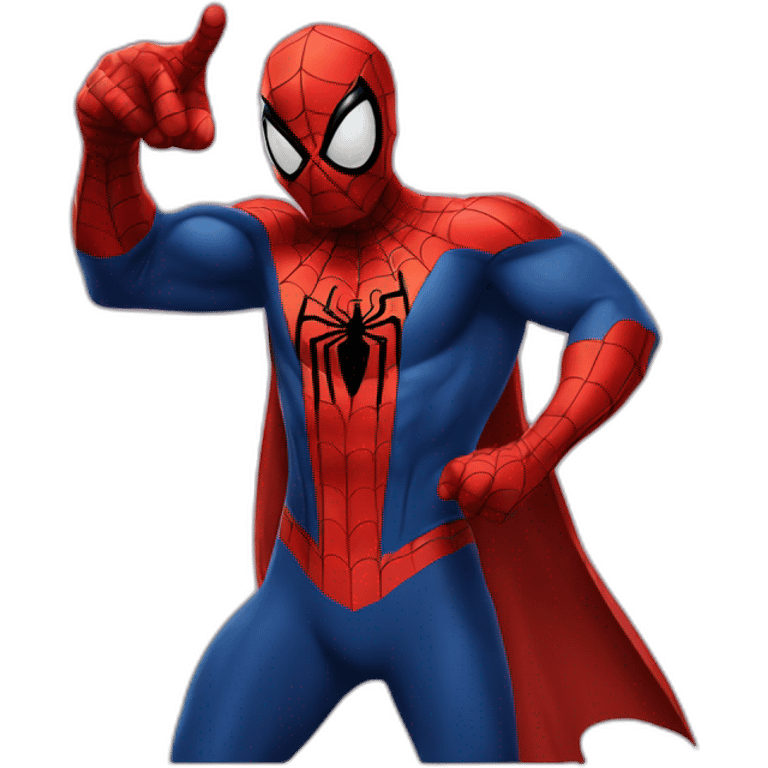 spiderman pointing at spiderman emoji