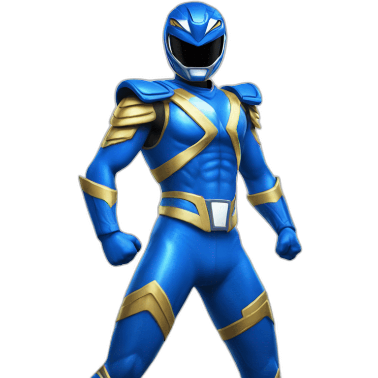 blue power ranger full body emoji