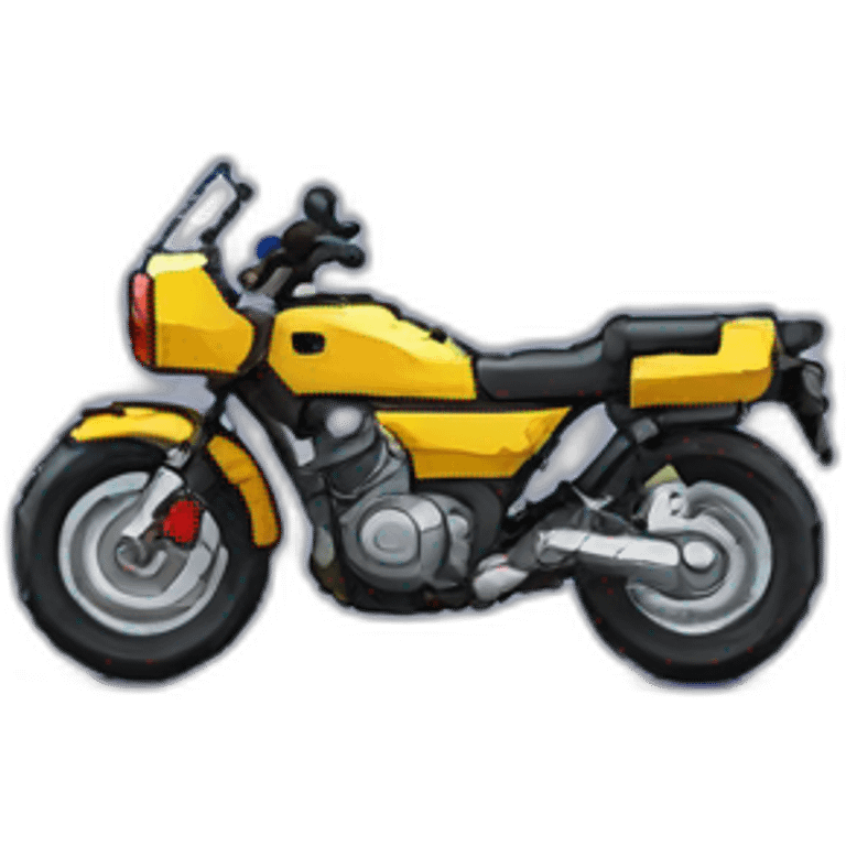 Moto yamaha pixel art emoji