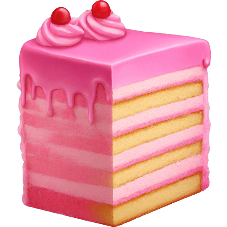 Pink cake emoji