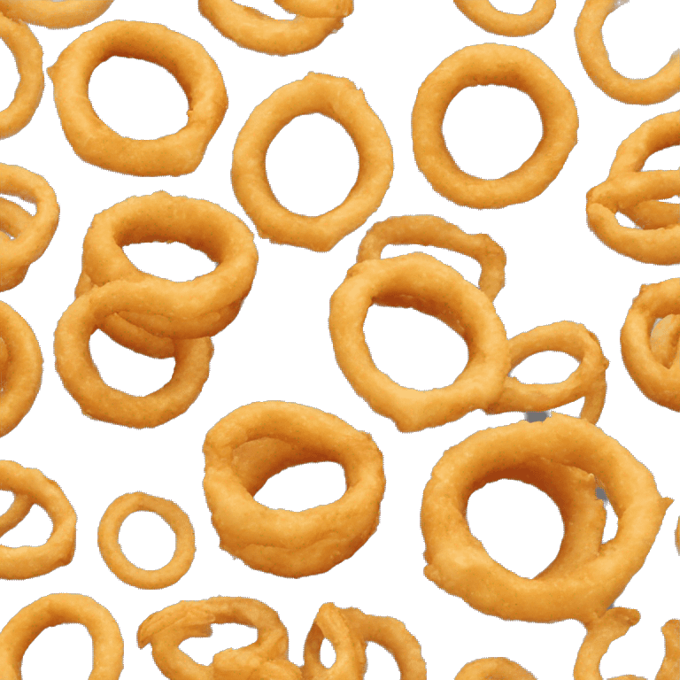 Deep fried onion rings emoji