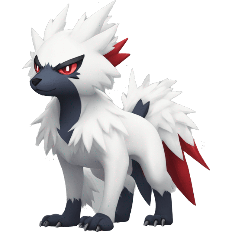 Cool Edgy Absol-Zangoose-Quilava, full body emoji