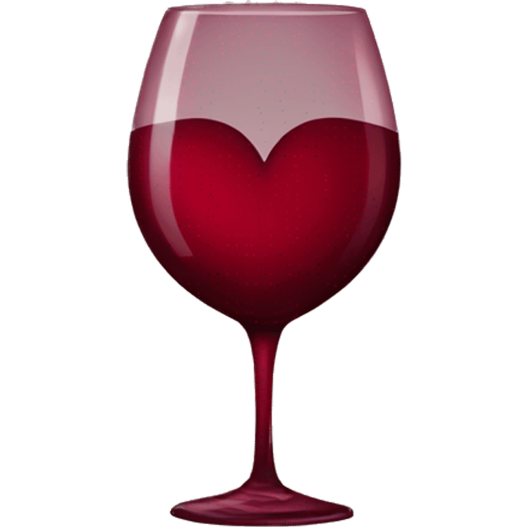 Wine red Heart  emoji