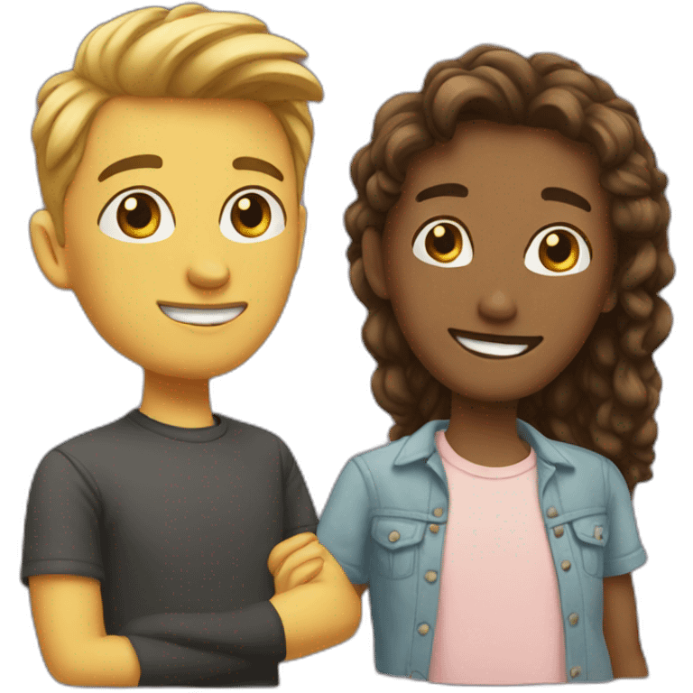 two Friends emoji