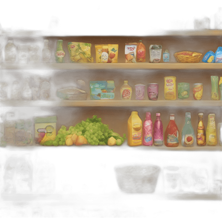 Supermarket items emoji