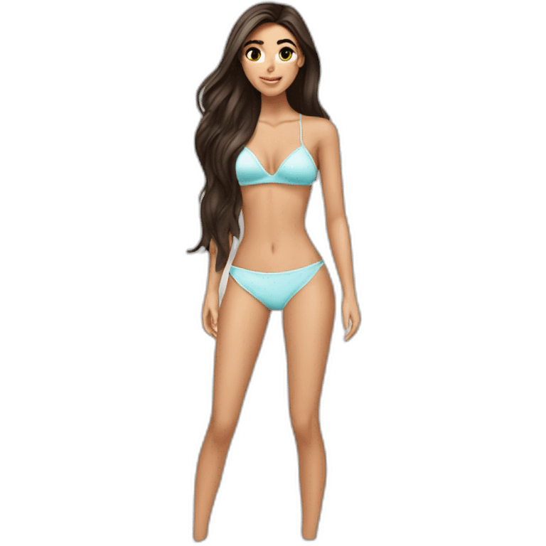 madison beer with invisible bikini emoji