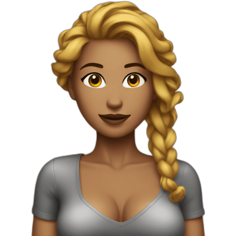 Sexy woman emoji