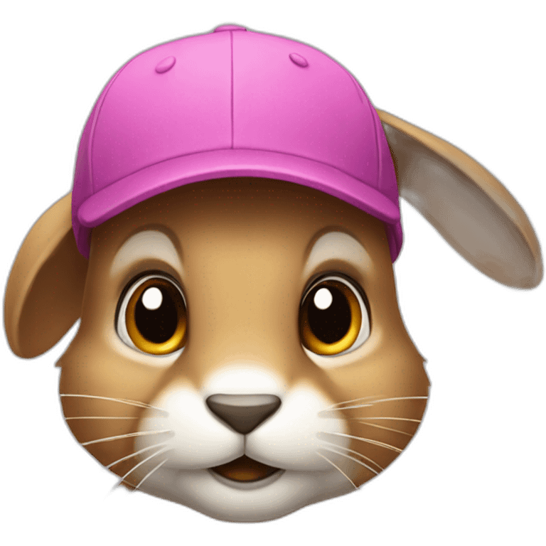 Rabit wearing cap  emoji