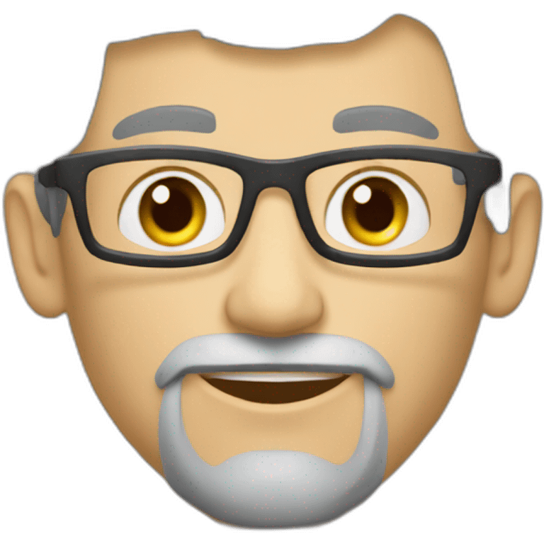 male math teacher on gray opel omega emoji