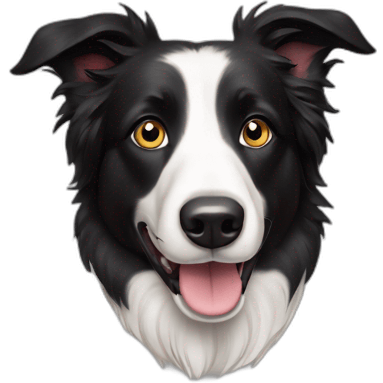 Chien border collie emoji