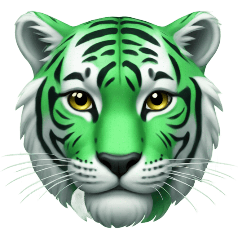 green tiger emoji