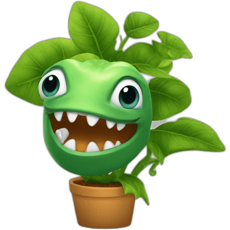 plante Piranha qui chante emoji