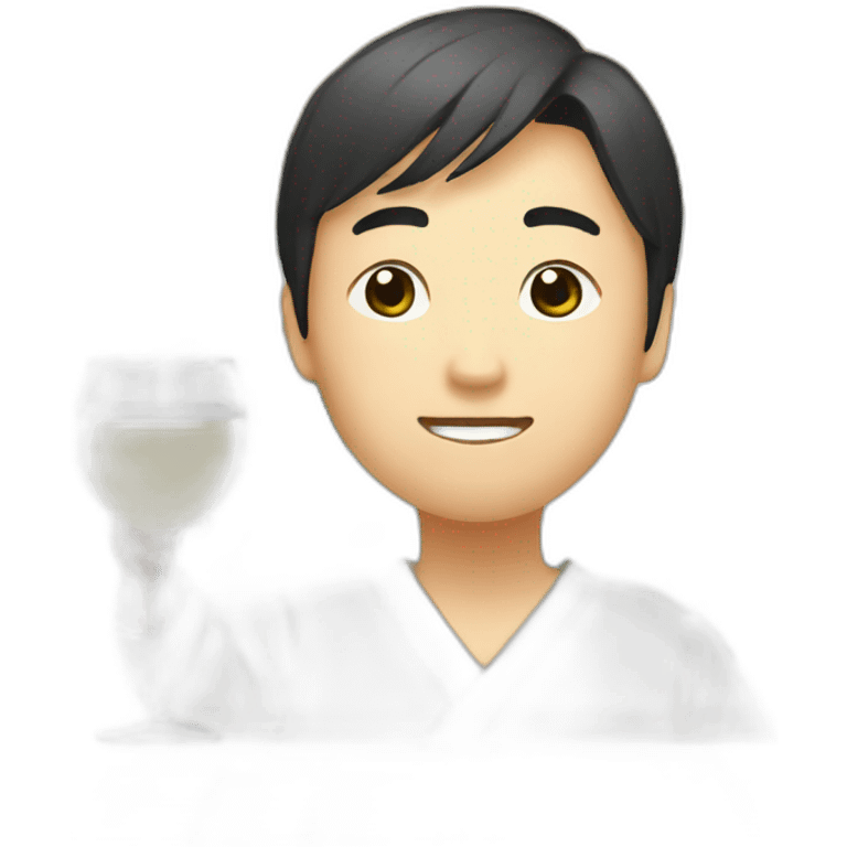 sake-drinking emoji