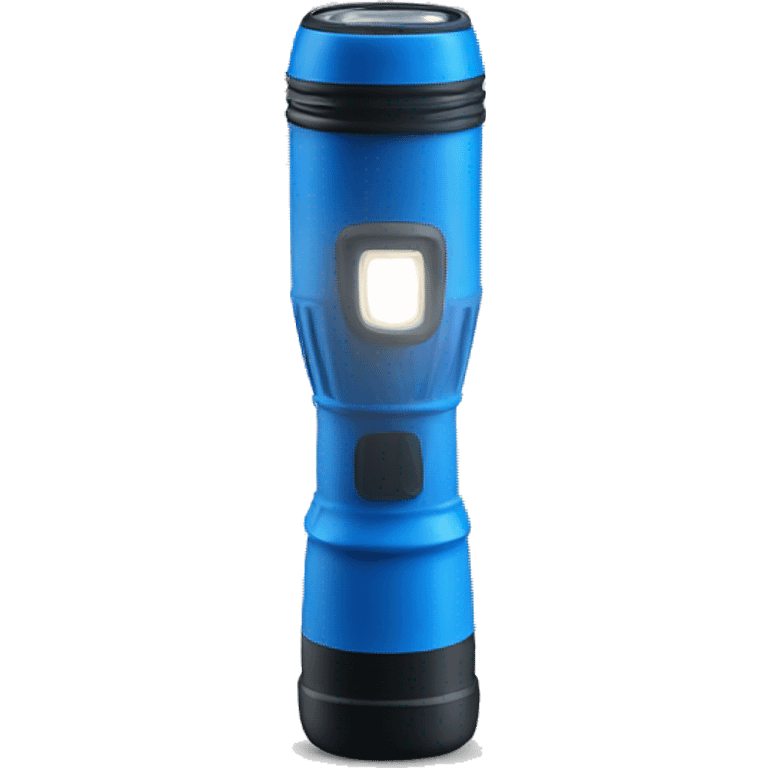 Realistic Blue camping flashlight emoji