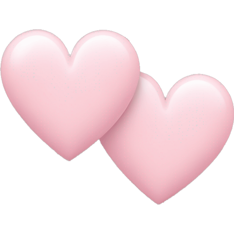 pastel Pink double hearts emoji