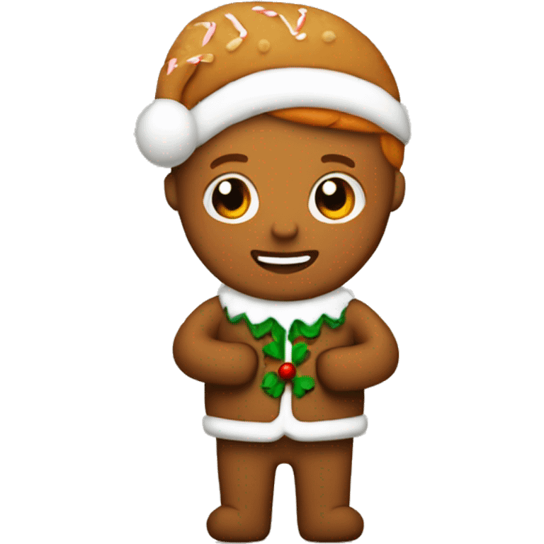 ginger bread christmas emoji