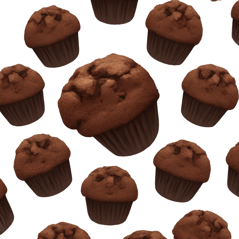 Chocolate muffin  emoji