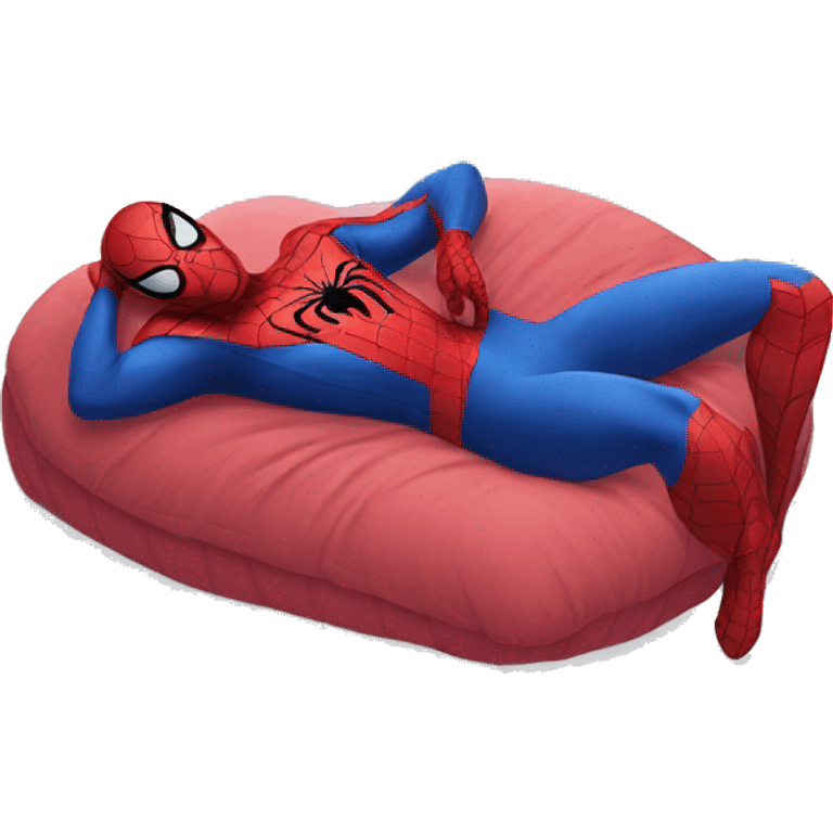 Spider man sleeping emoji