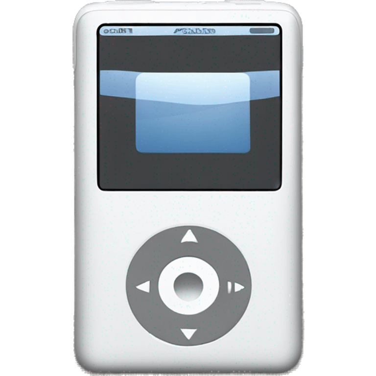 white ipod classic emoji