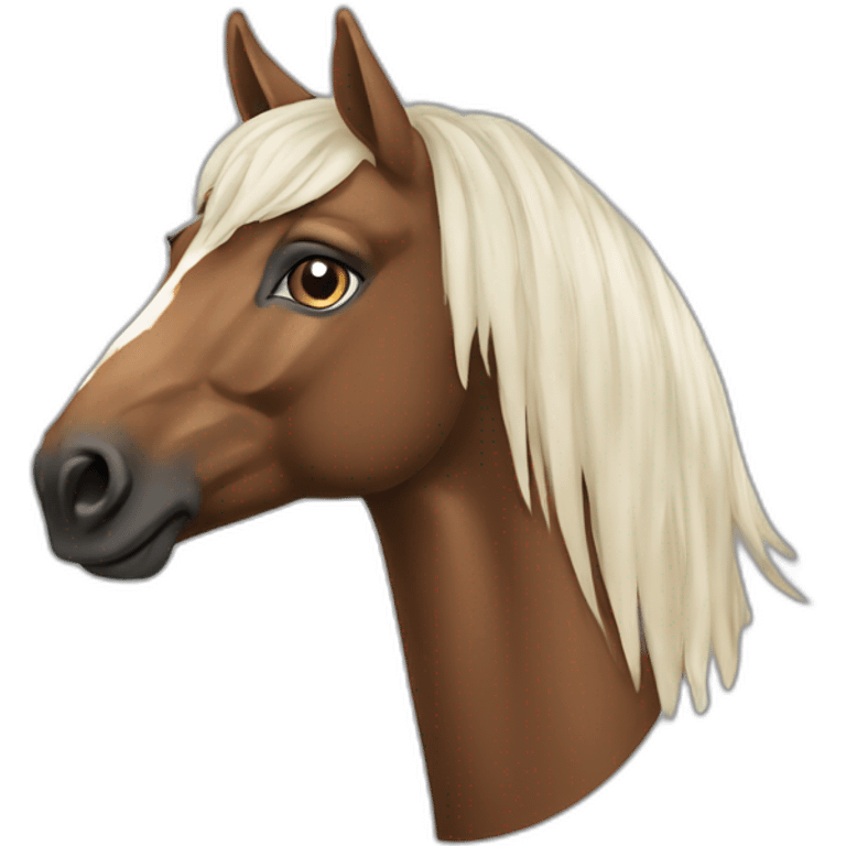 Chevaux pue sang arabe emoji