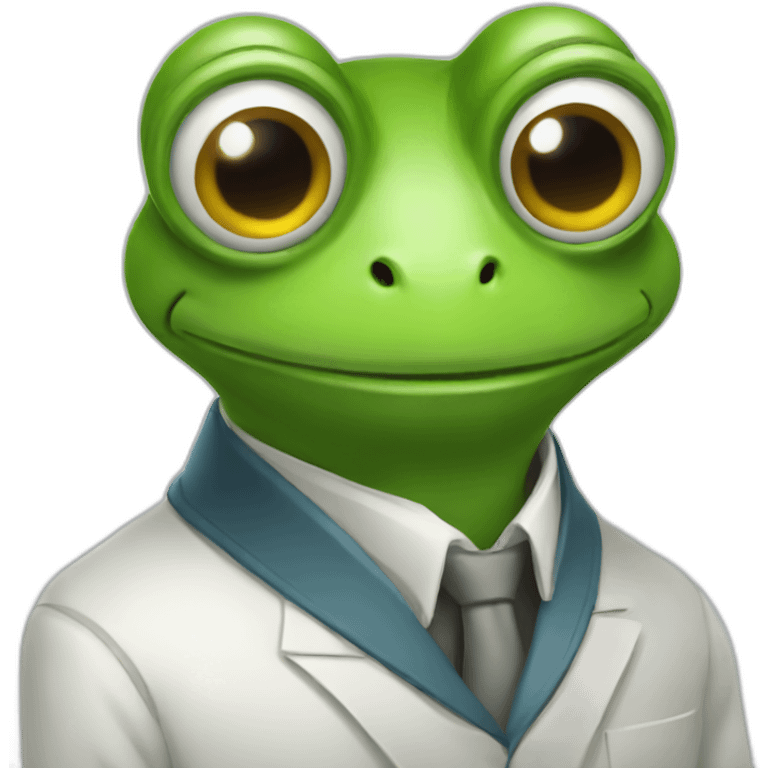 physicist frog emoji