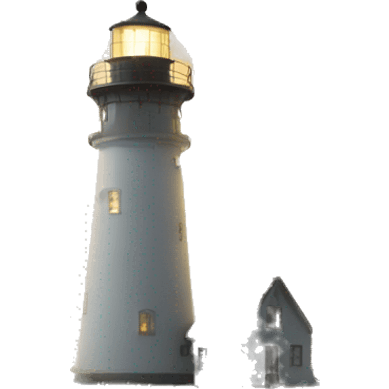 lighthouse and thunder emoji