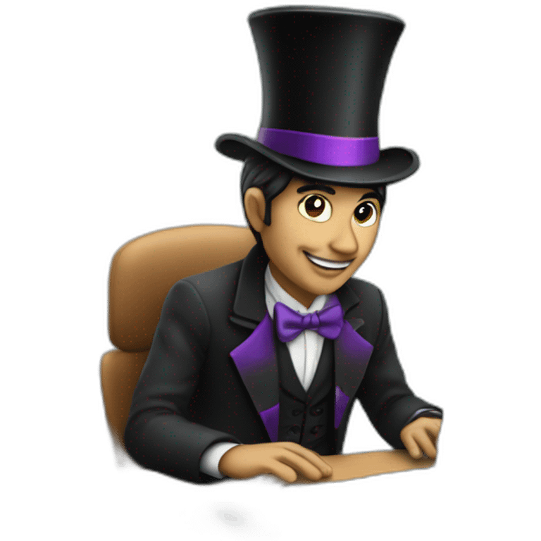 magician at a computer programming emoji