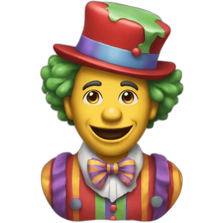 Man clown  emoji