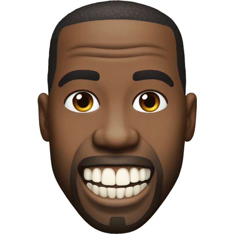 Kanye West flaunts titanium teeth grills  emoji