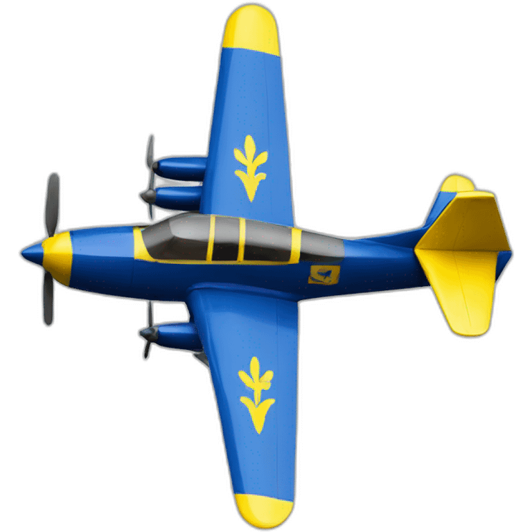 Ukrainian aviation insignia emoji