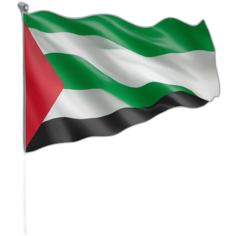 palestinian flag floating emoji