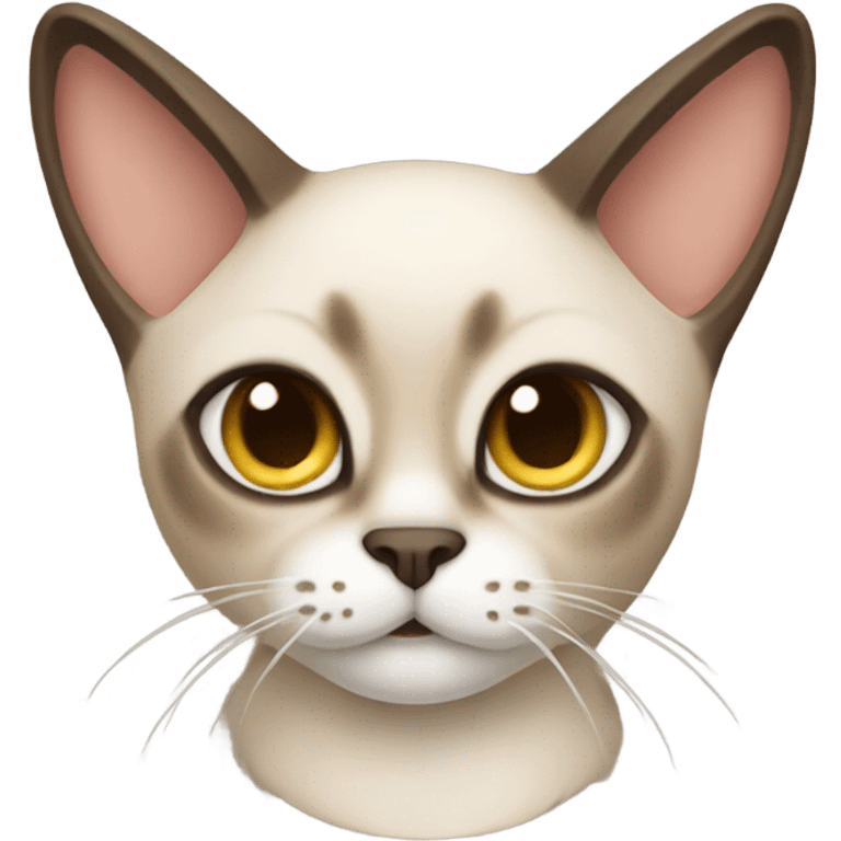 Siamese cat with antlers emoji