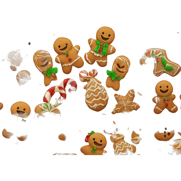 ginger bread christmas emoji