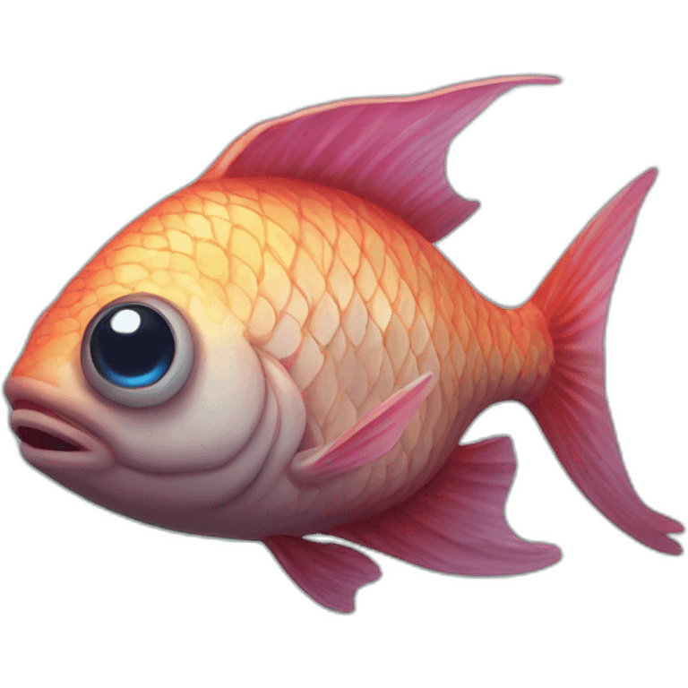 Blinky 3 eyed fish emoji