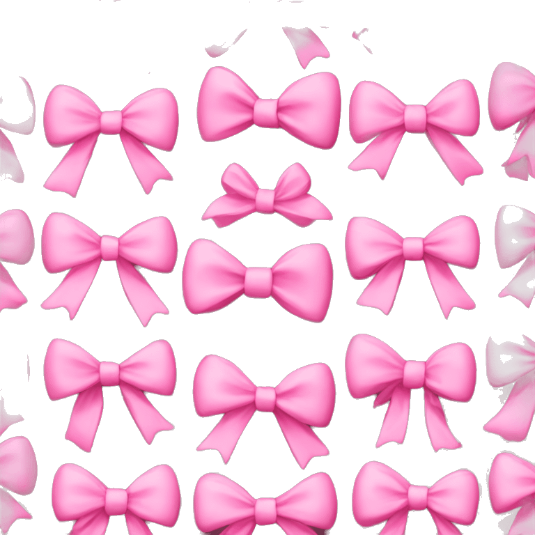 pink bows emoji