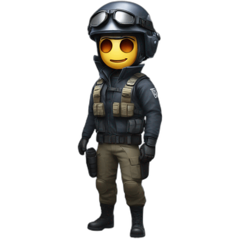 Rainbow six siege thermite carecter emoji