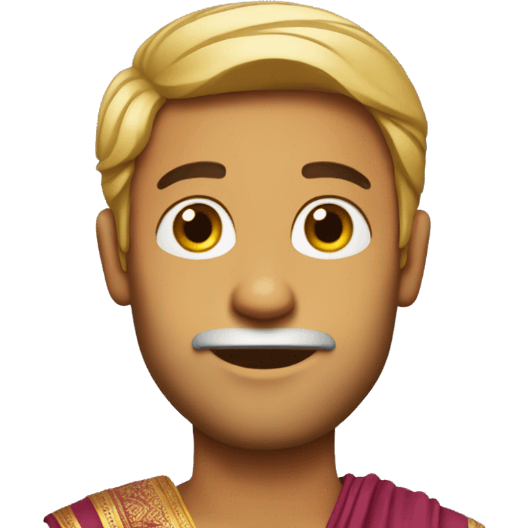 Guy in a saree emoji