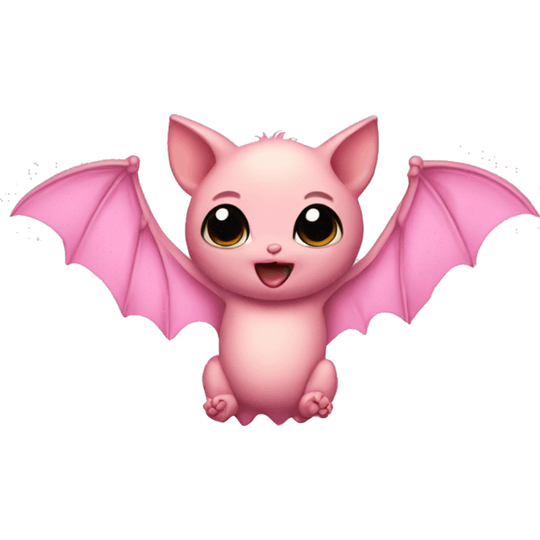 Baby pink bat  emoji