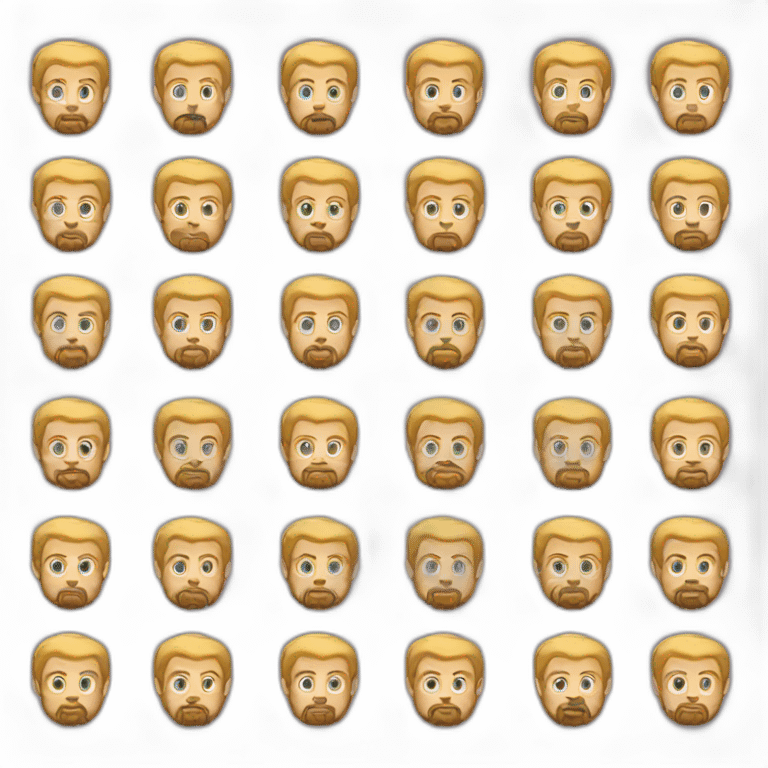 blond man with beard emoji