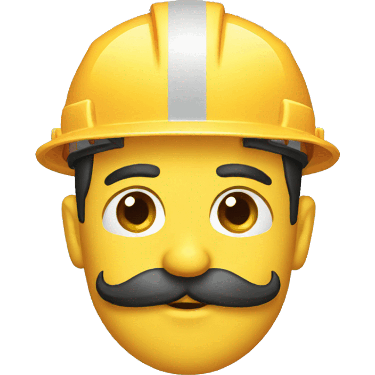 construction crane mustache emoji