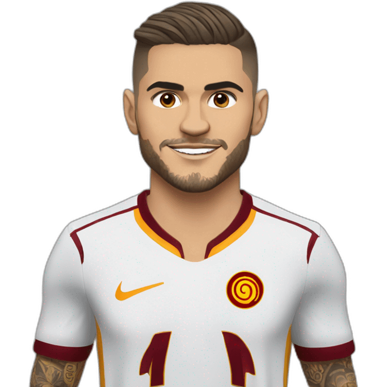 Mauro Icardi with Galatasaray kit emoji