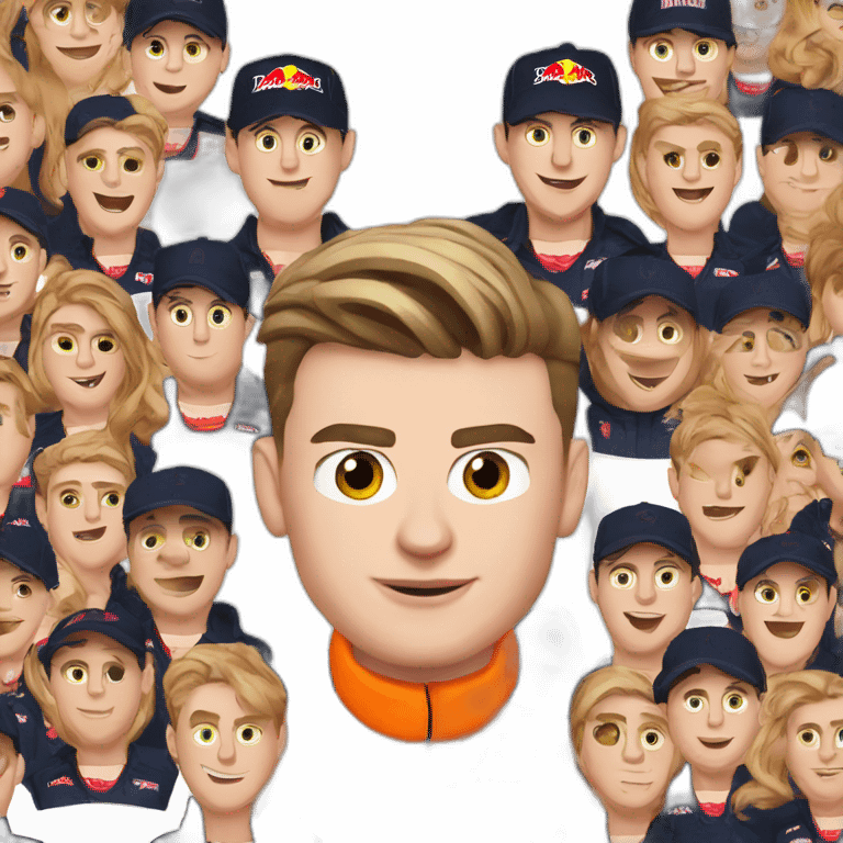 max verstappen in the f1 emoji