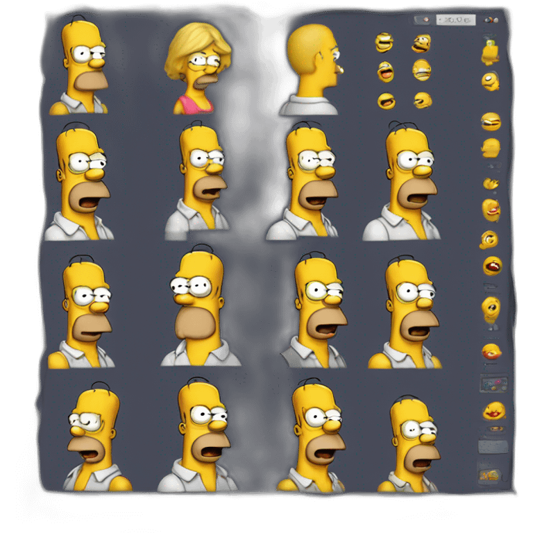 Homer Simpson Algérie  emoji