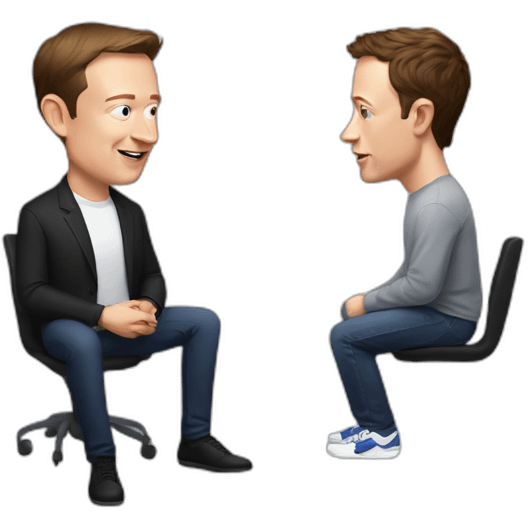 elon musk versus mark zuckerberg emoji