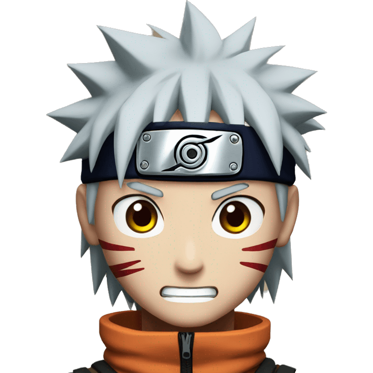 Naruto with sharingan emoji