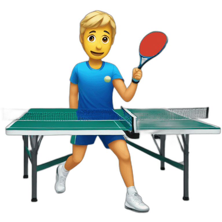 Tennis table emoji