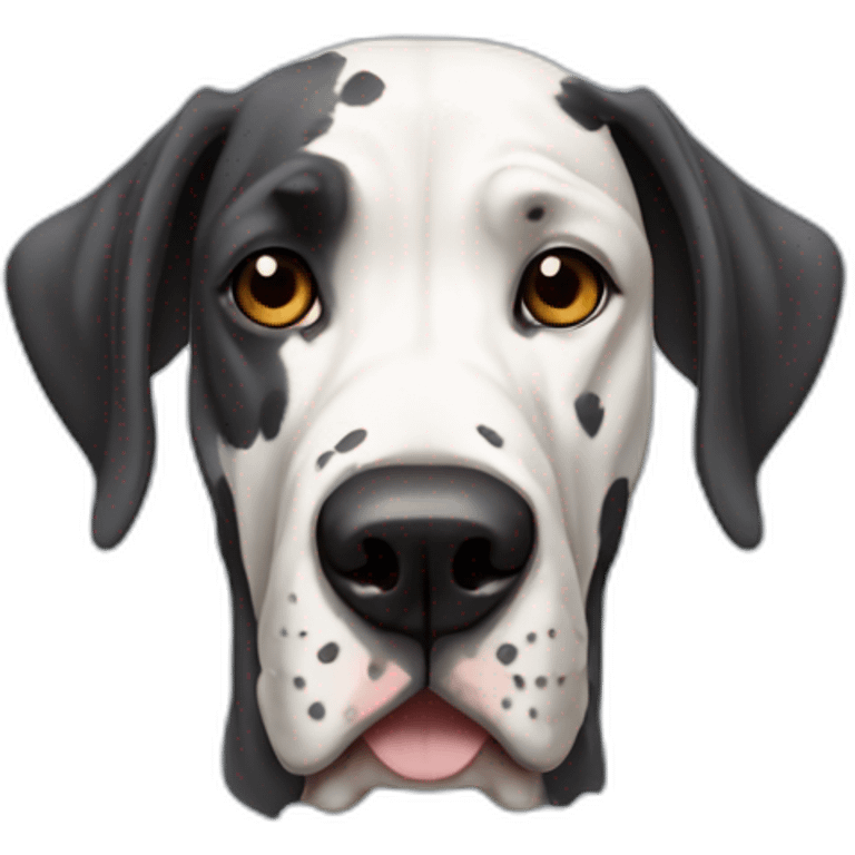 Harlequin Great Dane Dog emoji